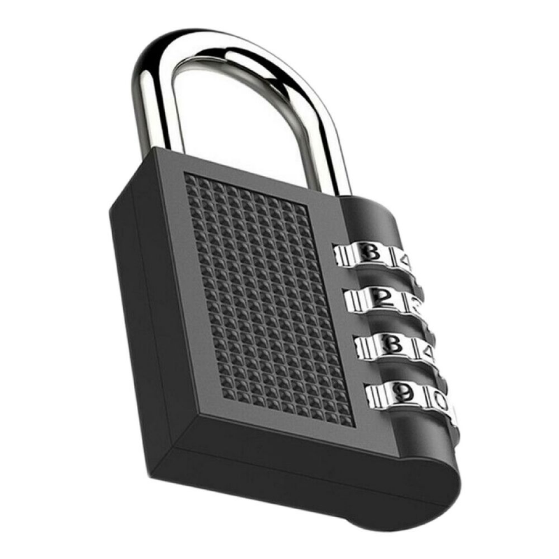4-Digit Outdoor Weatherproof Safety School Lock Travel X2 Combination Padlock