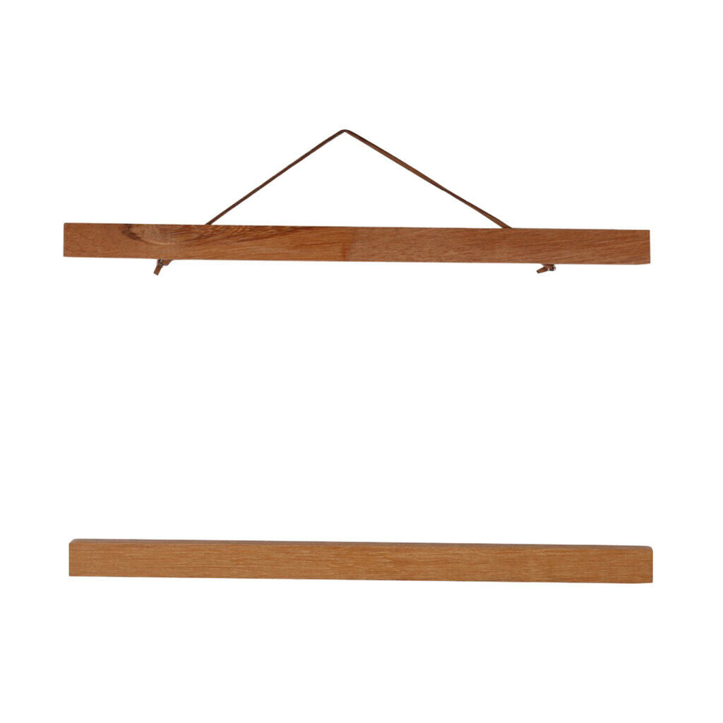 2x 40/50cm Hanging Picture Frames Picture Scroll Hanger Easy to Assembly