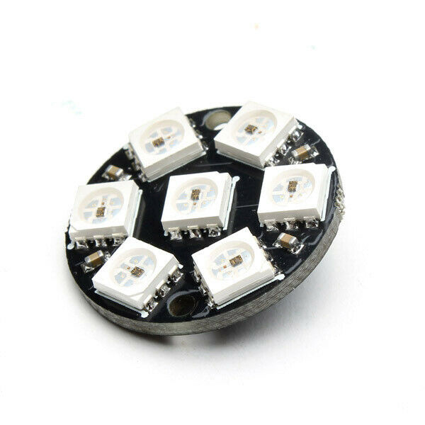 Led Light Module, Built-In Full-Color Driver Lights, Circular Development Board