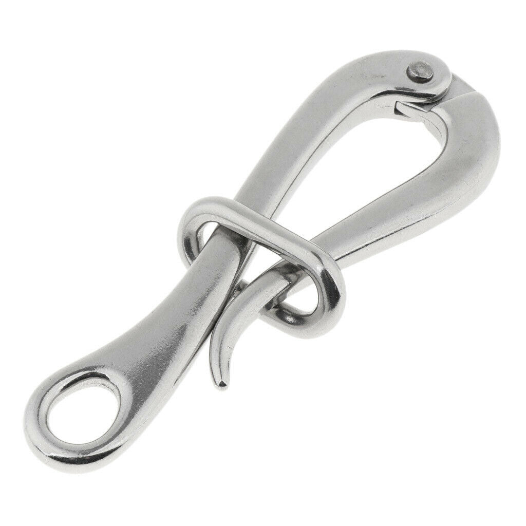 4"/6" Stainless Steel Pelican Hook Fit for Marine Boat Guard Rail 147mm
