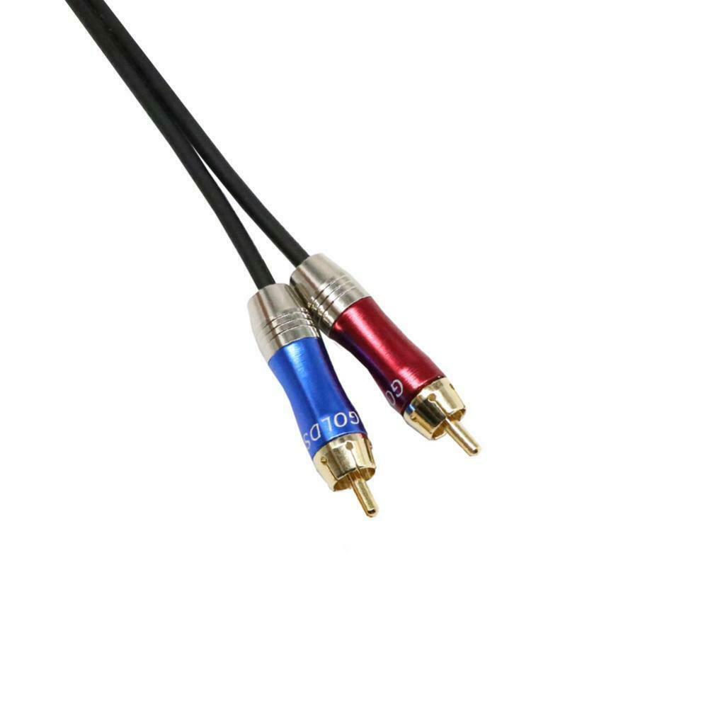 1Ft Audio XLR FeMale to 2-RCA Male Left Right Splitter Y Cable