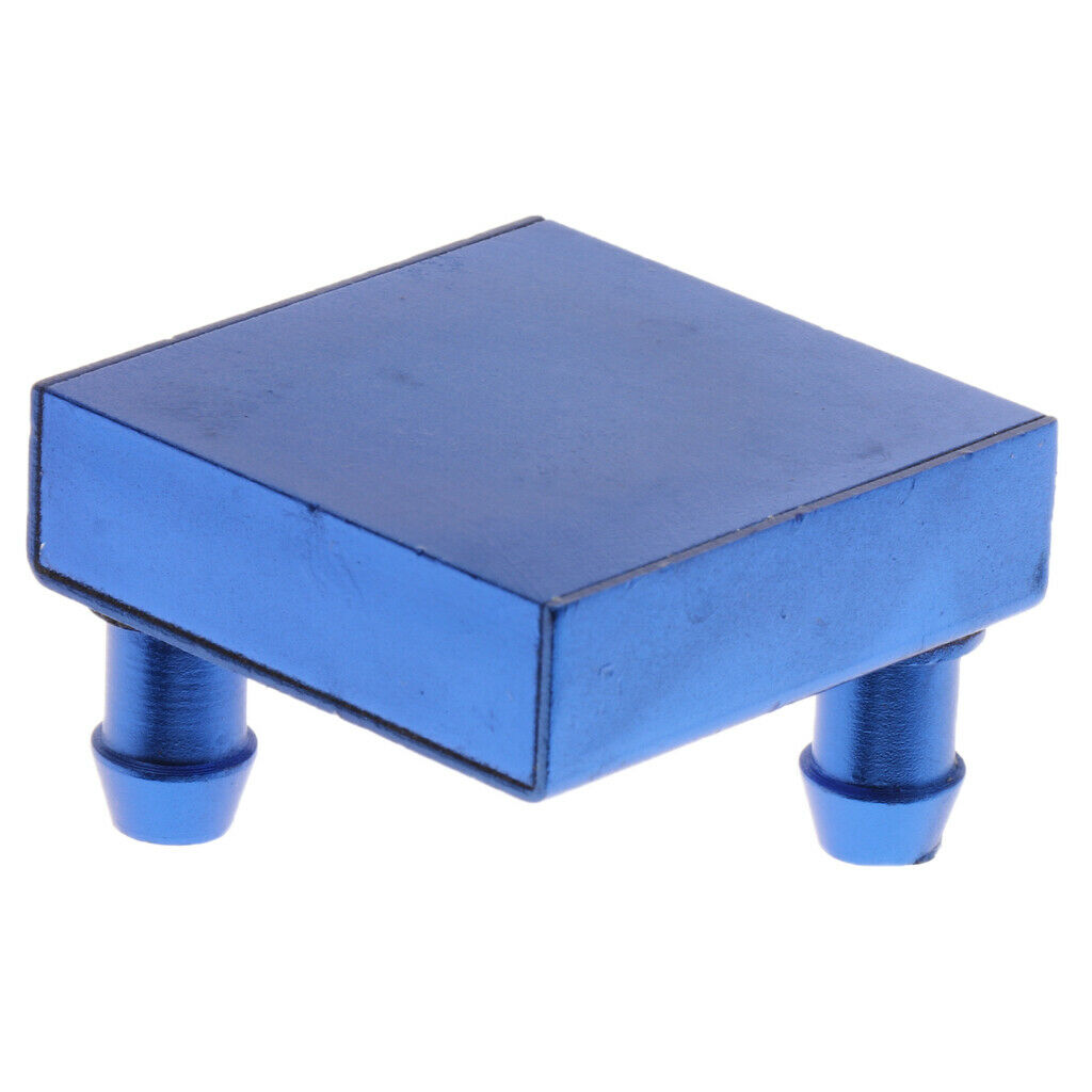 Aluminum Water Cooler Blocks for CPU Graphics Radiator Heatsinks 40x40mm Up