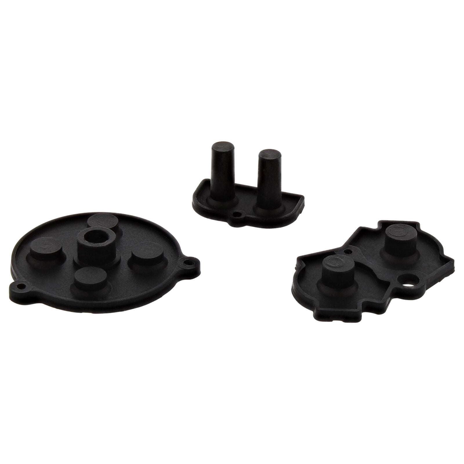 Rubber buttons for Game Boy Advance conductive pad contacts GBA black | ZedLabz