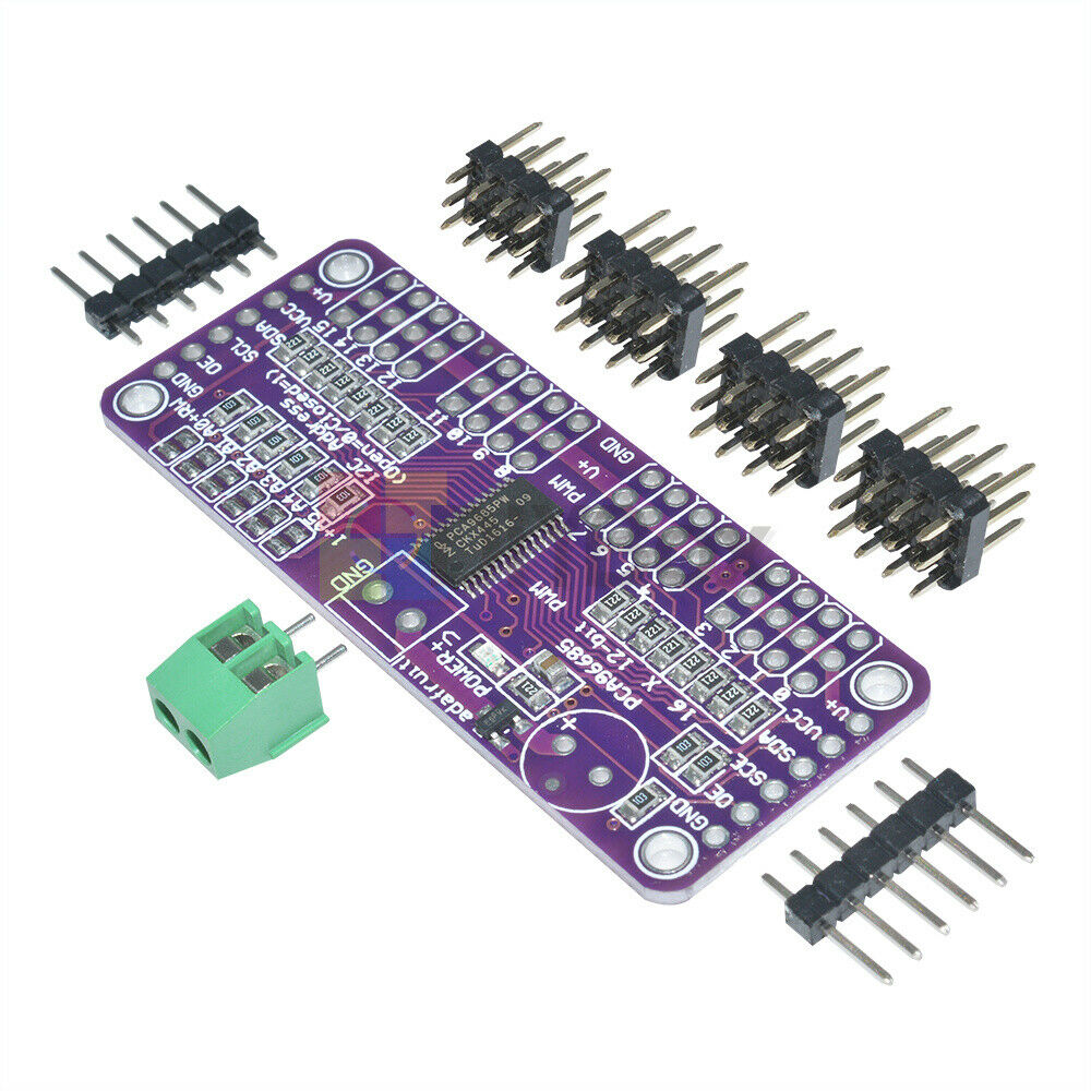 12 Bit CJMCU PCA9685 16 Channel PWM Servo Driver I2C Interface Arduino Raspberry