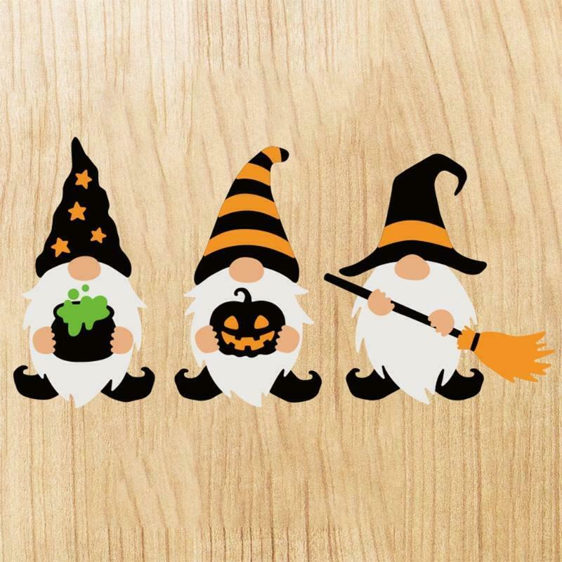Gnomish Halloween Clear Stamps Carbon Steel Embossing Mould for Card Making
