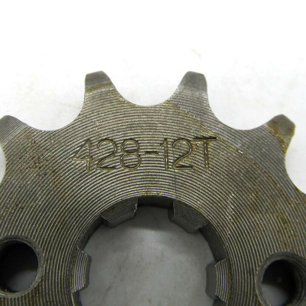 428 12T 17mm Drive Front Counter Sprocket ATV Quad  Dirt Bike