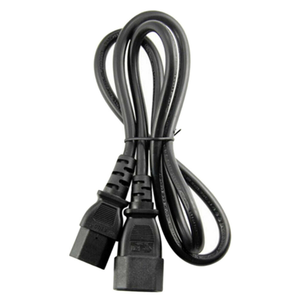2x IEC 320 C13 to C14 Power Extension Cord Adapter for Scanner PDU UPS