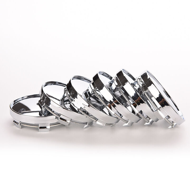 60mm Chrome Car Auto Wheel Center Hub Cap Cover Tyre Trims Universal.l8