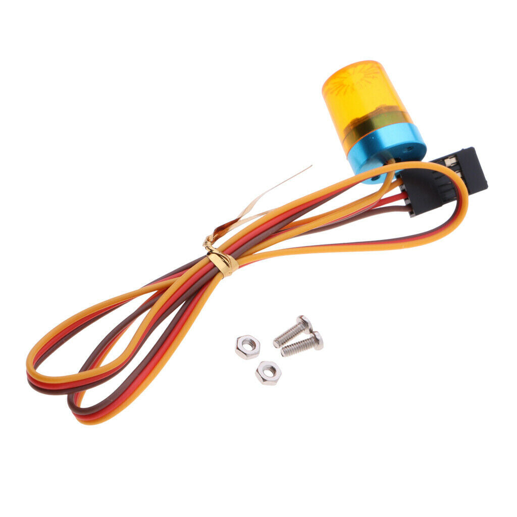 4 Pieces RC Warning Light 4 Modes Birght Lights For 1/10 RC Car Parts And