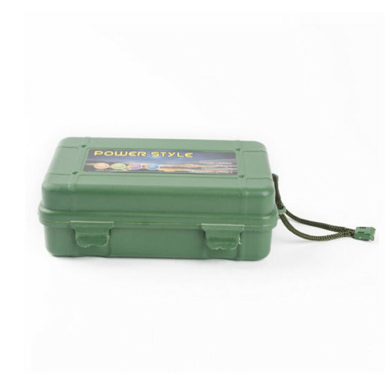 Green Portable Airtight Survival Case Container Storage Carry Box Emergency Gear