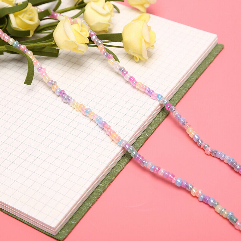 Boho Fashion Women Choker Colorful Beads Chain Women Charm Necklace Jewelry Y1
