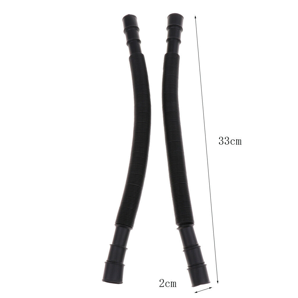 2Pcs Plastic Aquarium Fish Tank Retractable 4-point Water Hose Pipe
