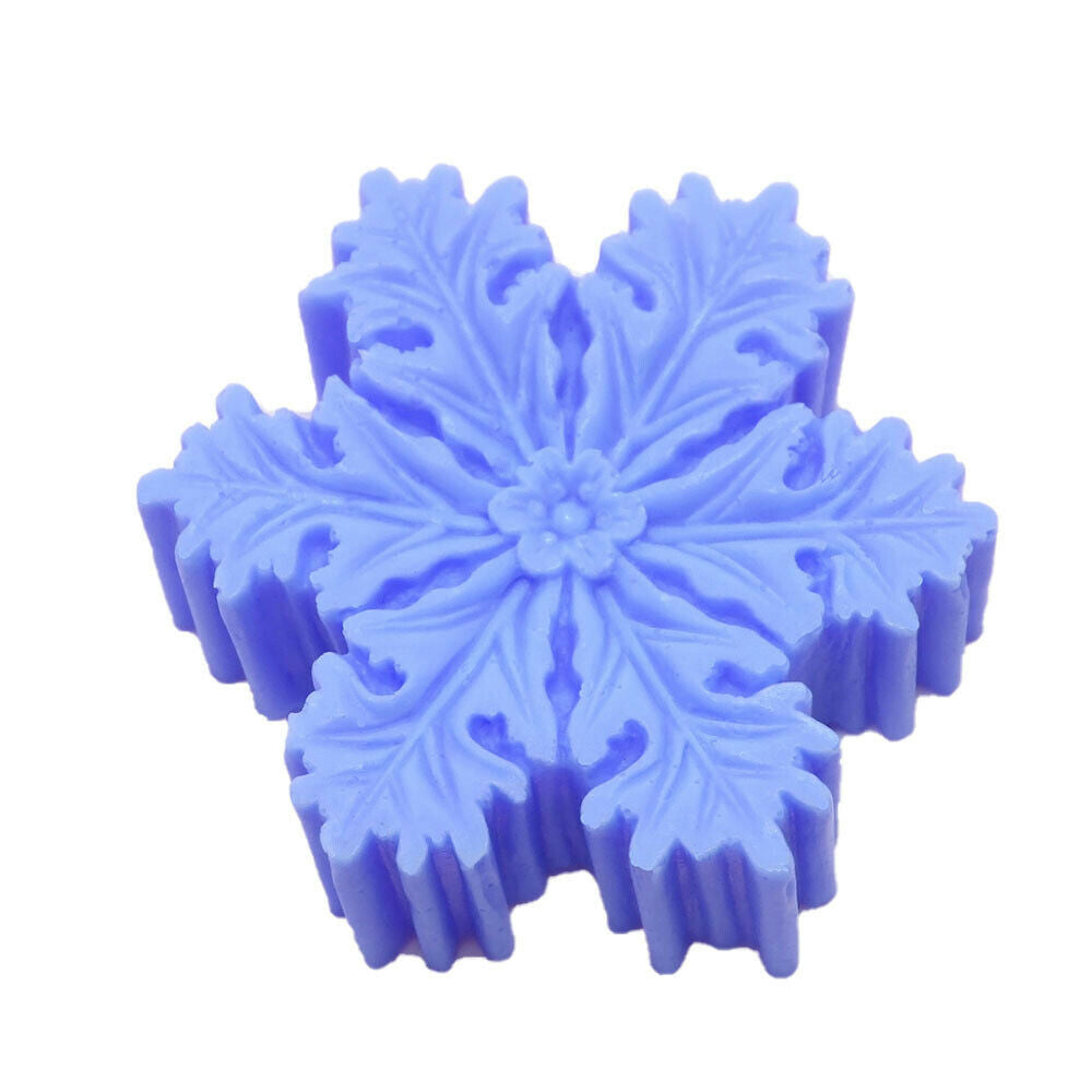 Silicone Snowflake Candle Mold Soap Aroma Wax Handmade DIY Making Supplies Tools