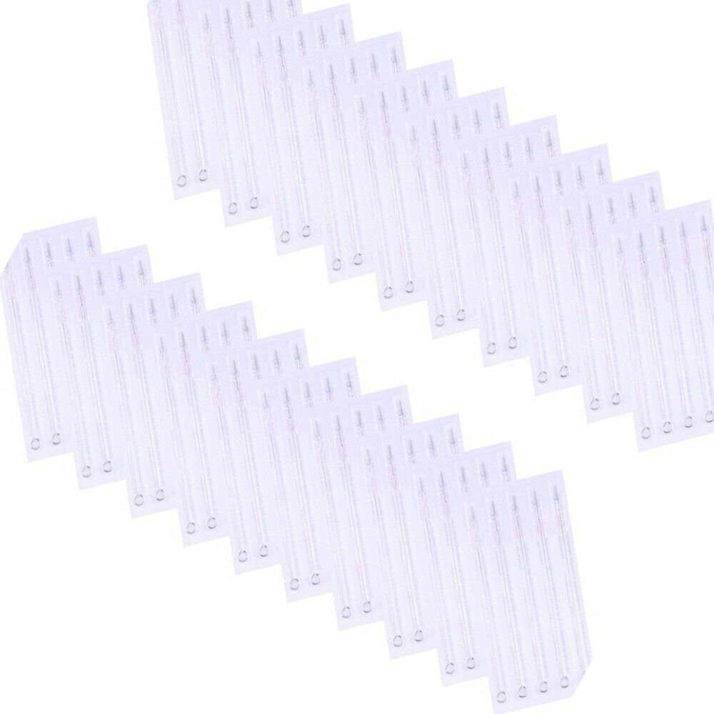 100pc Disposable Sterile Tattoo Needles Mix Size 3/5/7/9RL, 3/5/7/9RS, 5/7M1
