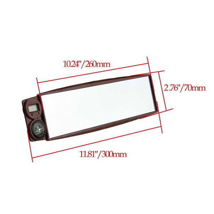 Car Square Side Safety View Flat Mirror Wide Angle Rear Mirrors Side Rear