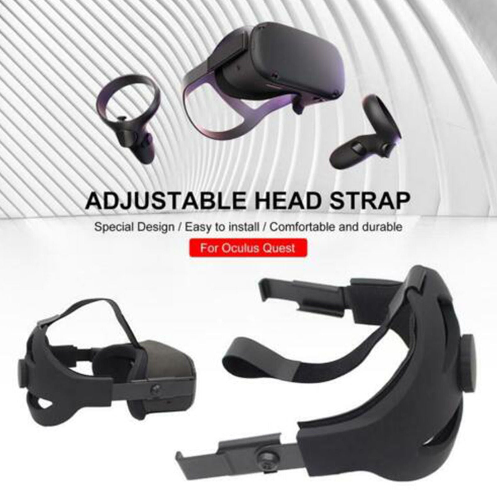 Headband Belt Adjustable Head Strap for Oculus Quest VR Headset Accessories