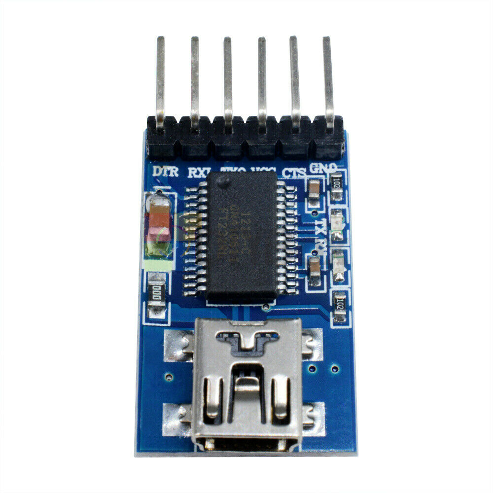 Lots 2PCS FT232RL USB to Serial Adapter Module Mini USB TO RS232 For Arduino