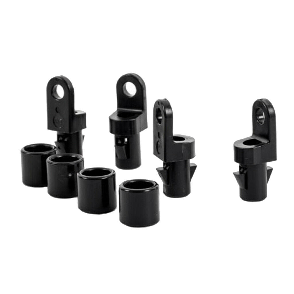 12pcs 6mm Bungee Rope Shock Cord End Stop Fittings For