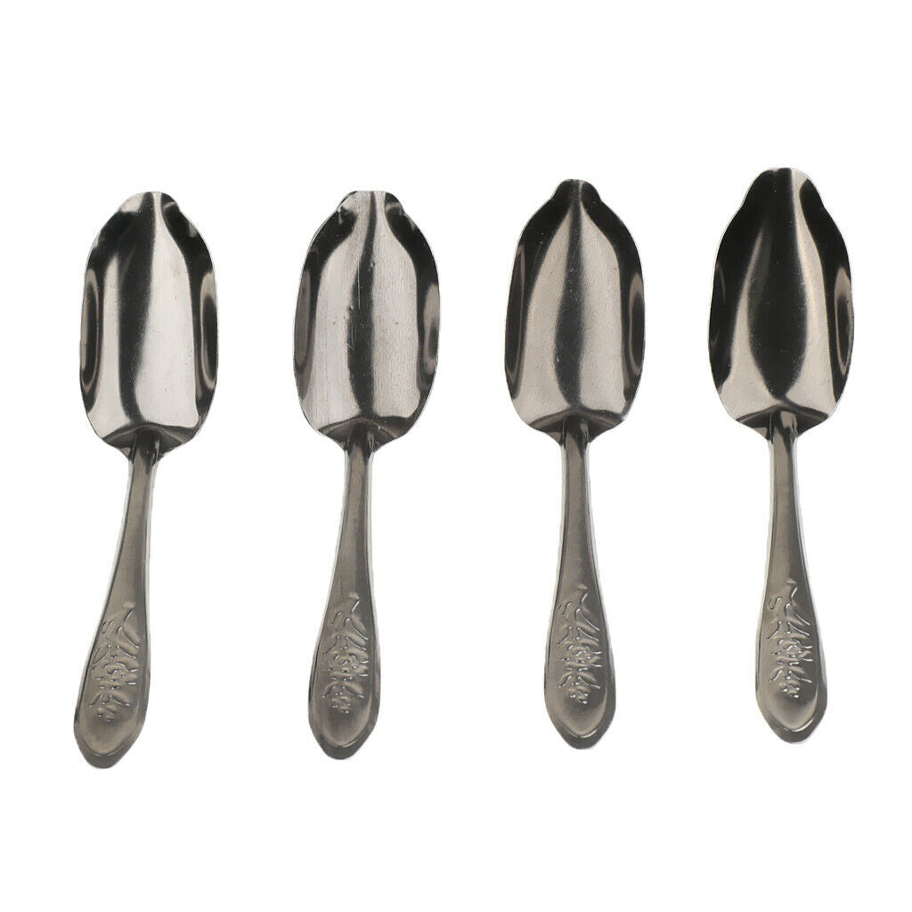 5 Pack Lovely Bird Stainless Steel Metal Spoons, For Feeding Milk Medicine