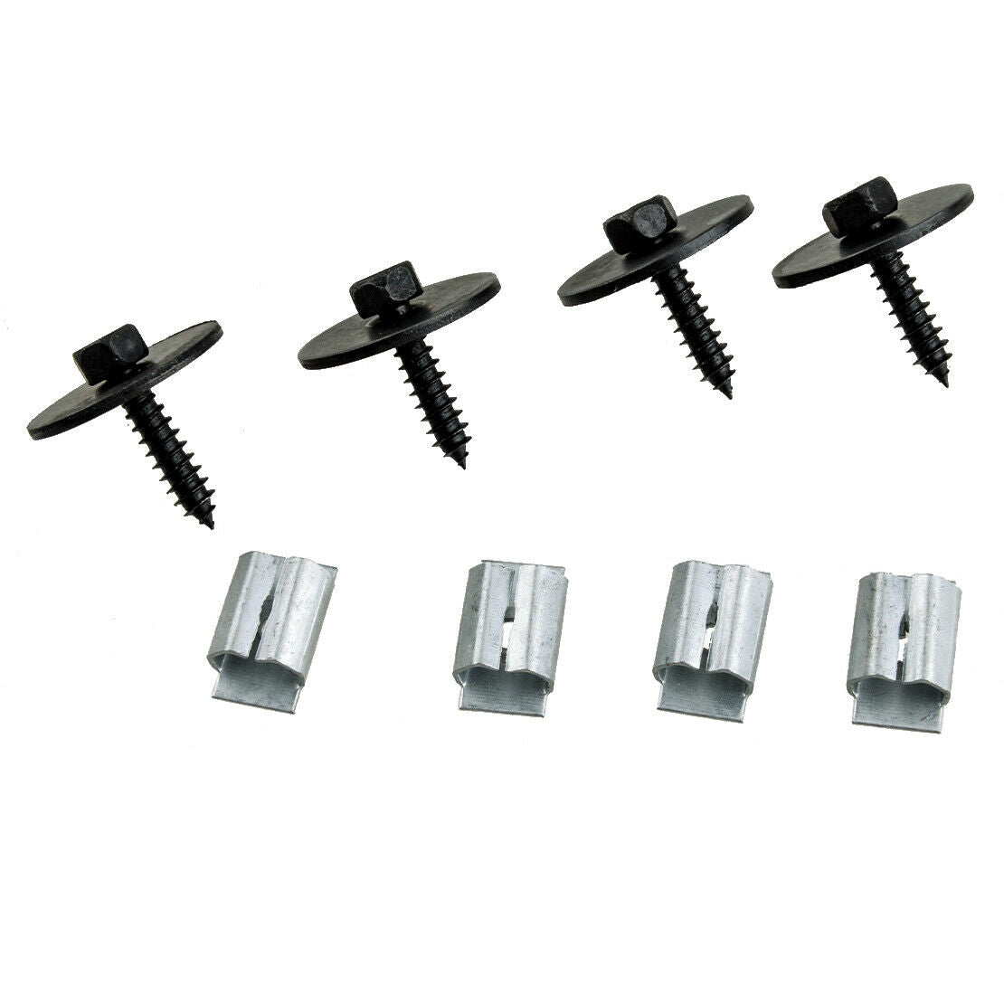 1Kit Undercar Shield Clip Nuts Sheet Metal Screws Fit for Mercedes W124 W125