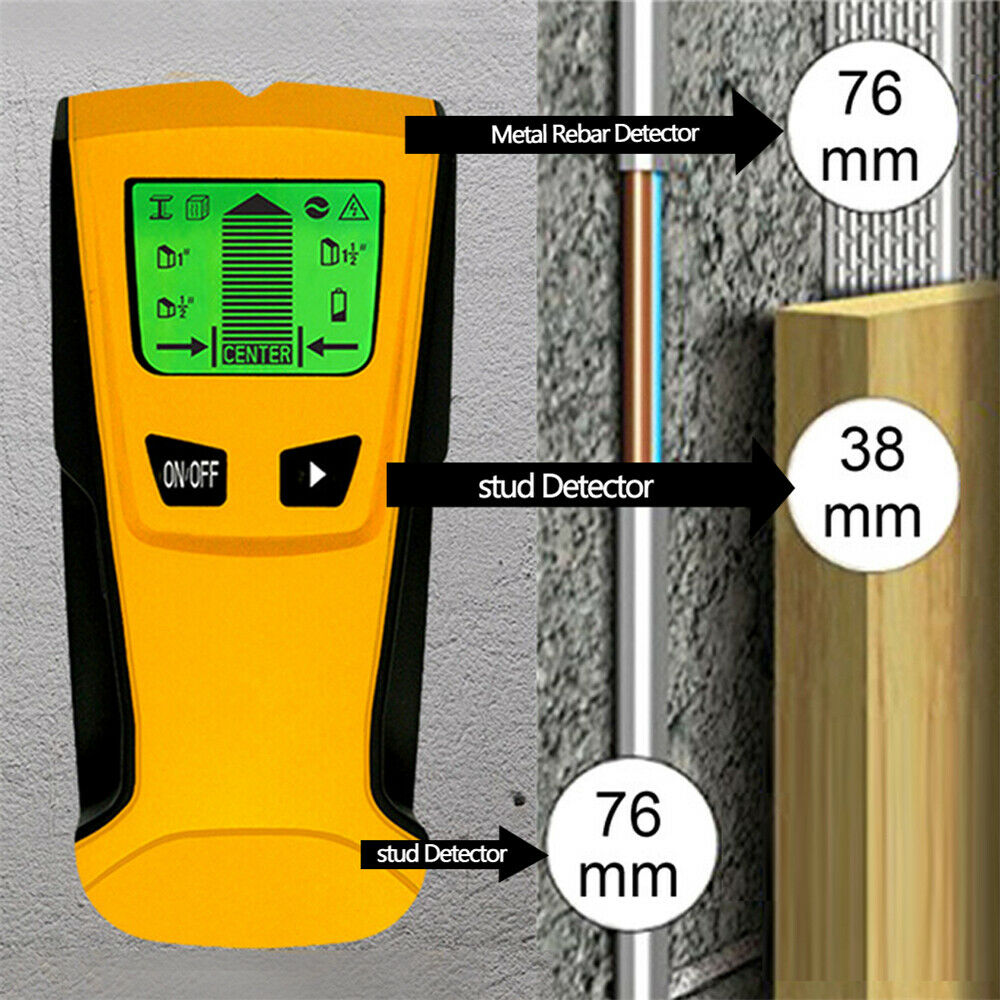 Stud Finder, 3 in 1 Multi-Function Wall Stud Sensor Detector with LCD Display