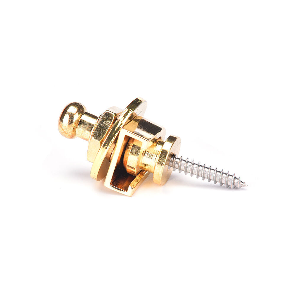 Round Chrome Head Guitar Strap Locks System Parts for Electric Guitar Bas.l8