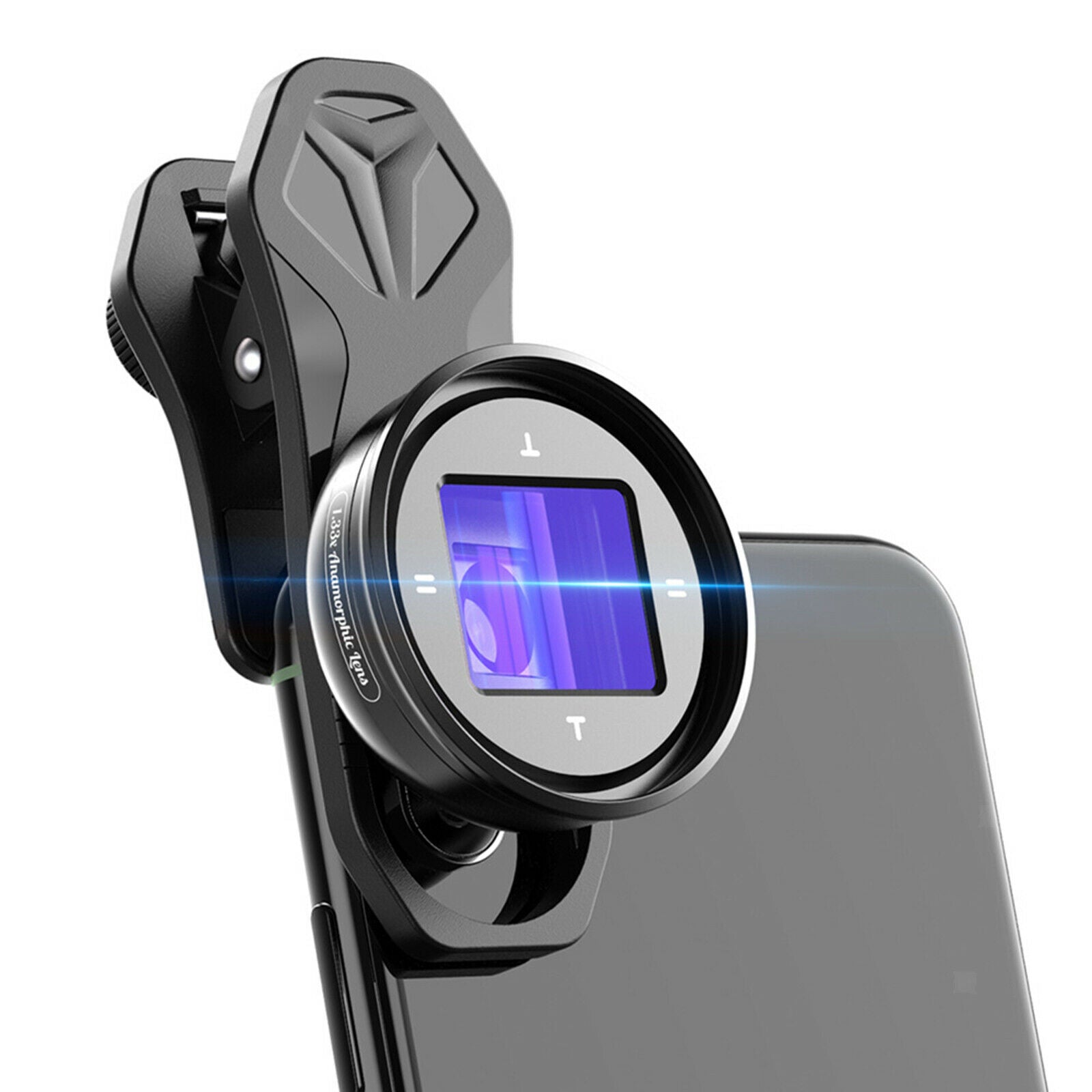 Telephone Camera Lens, 1.33x Anamorphic Lens for VLOG Widescreen Films,