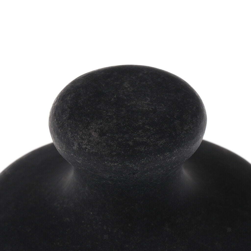 11 Pieces Massage Stone Natural   Basalt Hot Rock for Spa Gua Sha