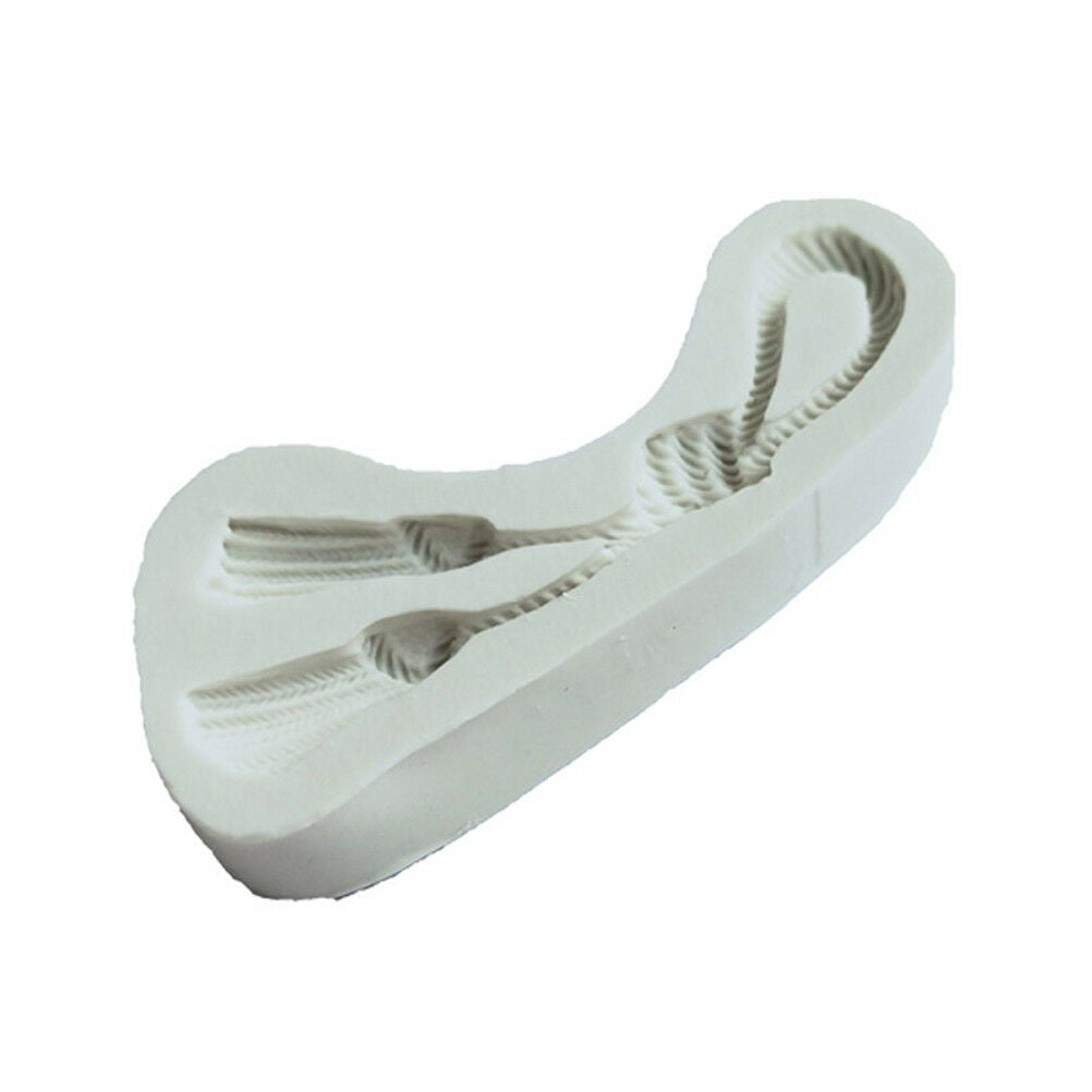 Rope Shape Silicone Fondant Mold Chocolate Gumpaste Mould Cake Decorating .l8