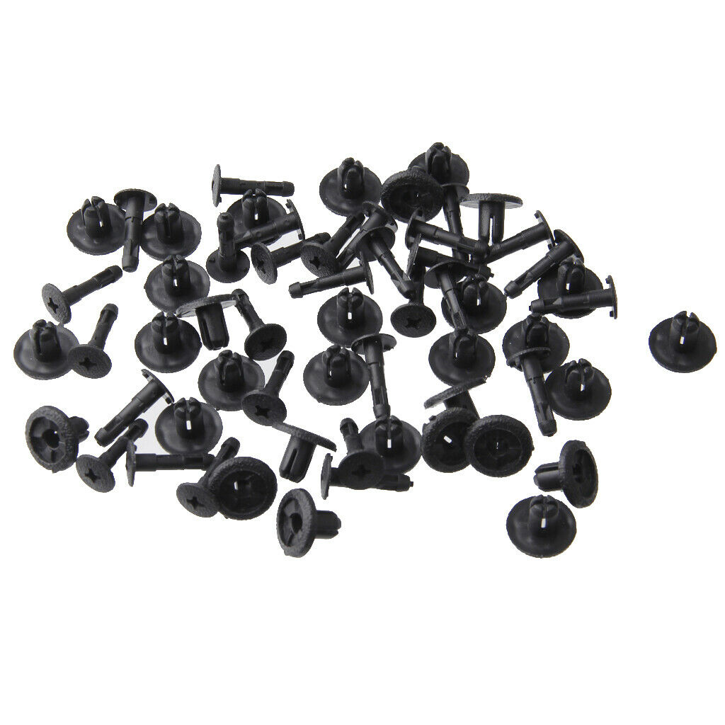 30pcs Door Trim Panel Retainer Clips Fastener 6mm Head for GM 94858864 Geo Prizm