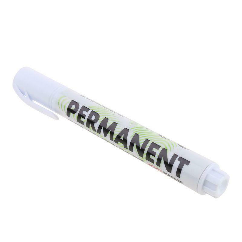 White Marker Pen Paint Oil Car Tire Marker Pen Waterproof Paint Graffiti Pen