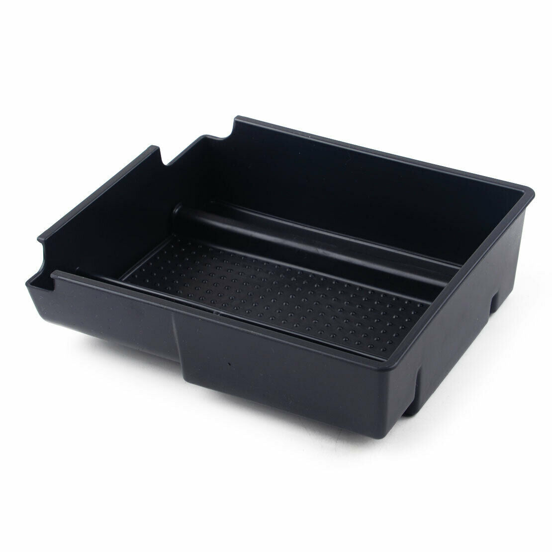 ABS Secondary Armrest Console Storage Box Fit for Hyundai IX35 Tucson Black as
