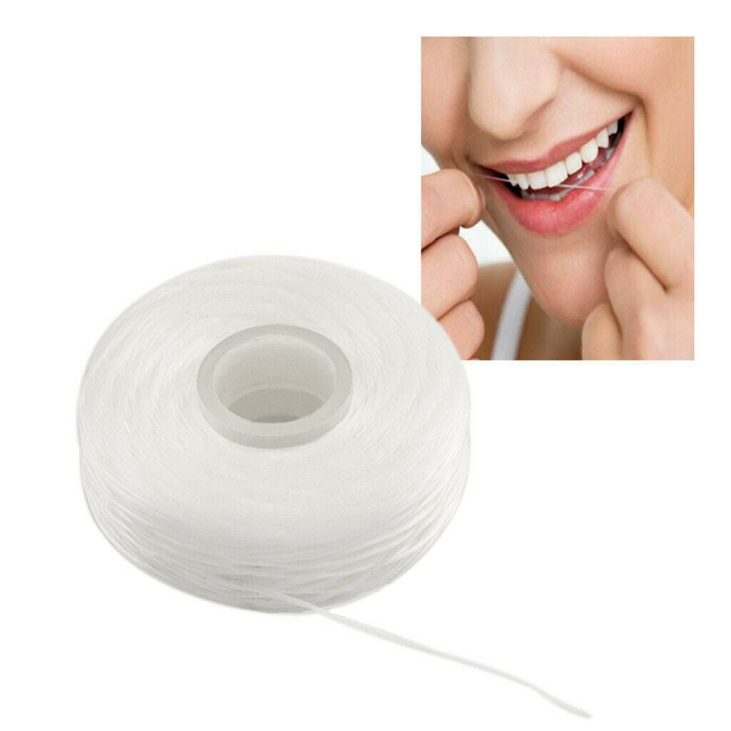 50m Mint Flavor Nylon Teeth Cleaning Floss Disposable Dental Flosser Cleaner