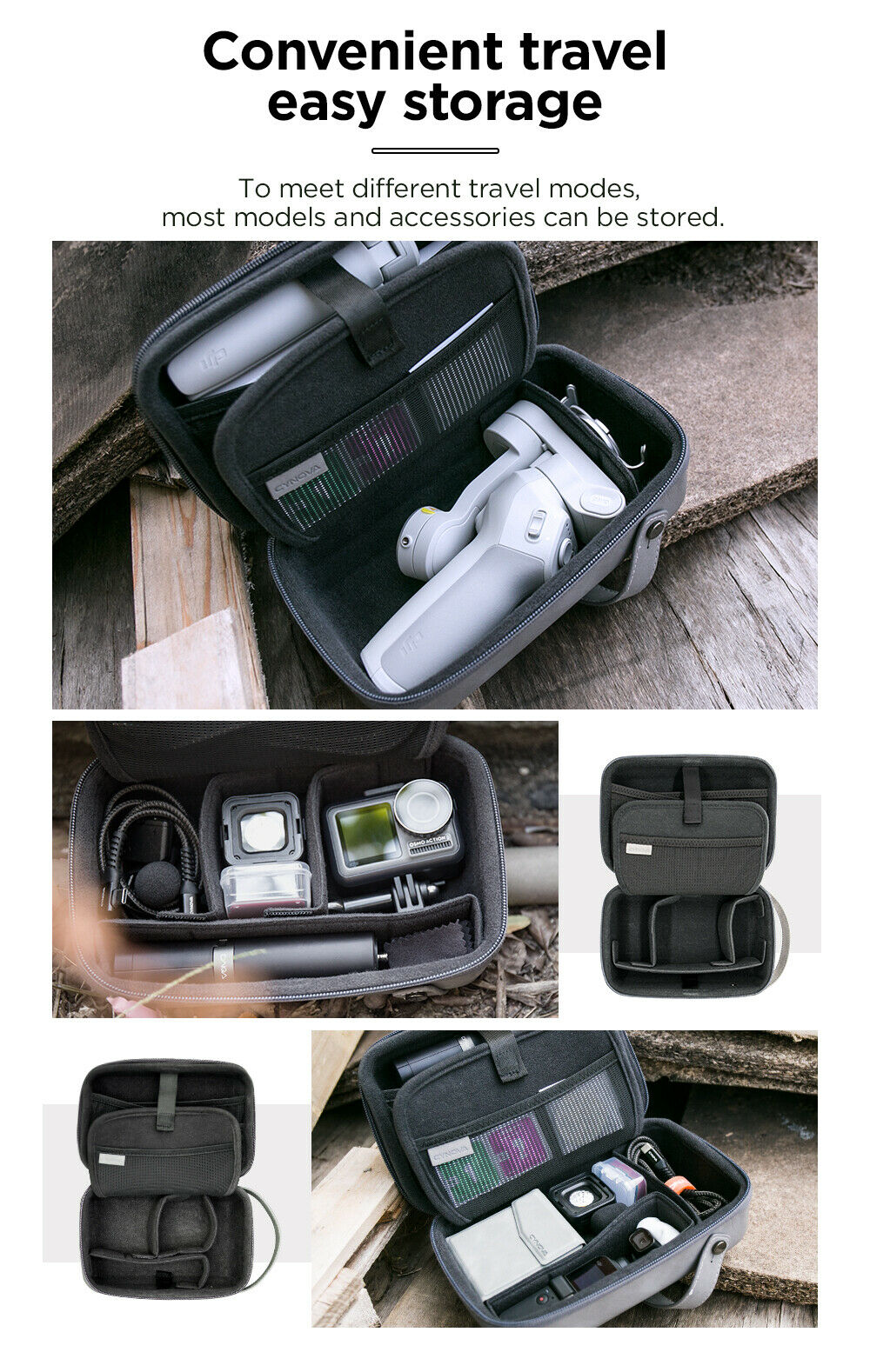 For DJI Osmo Action series Camera Waterproof Carrying Case Accessories