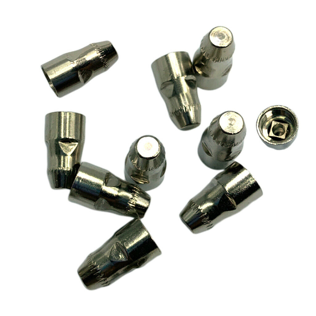 10pcs P80 Plasma Cutter Nozzle Electrode for Plasma Cutting Torch Parts B
