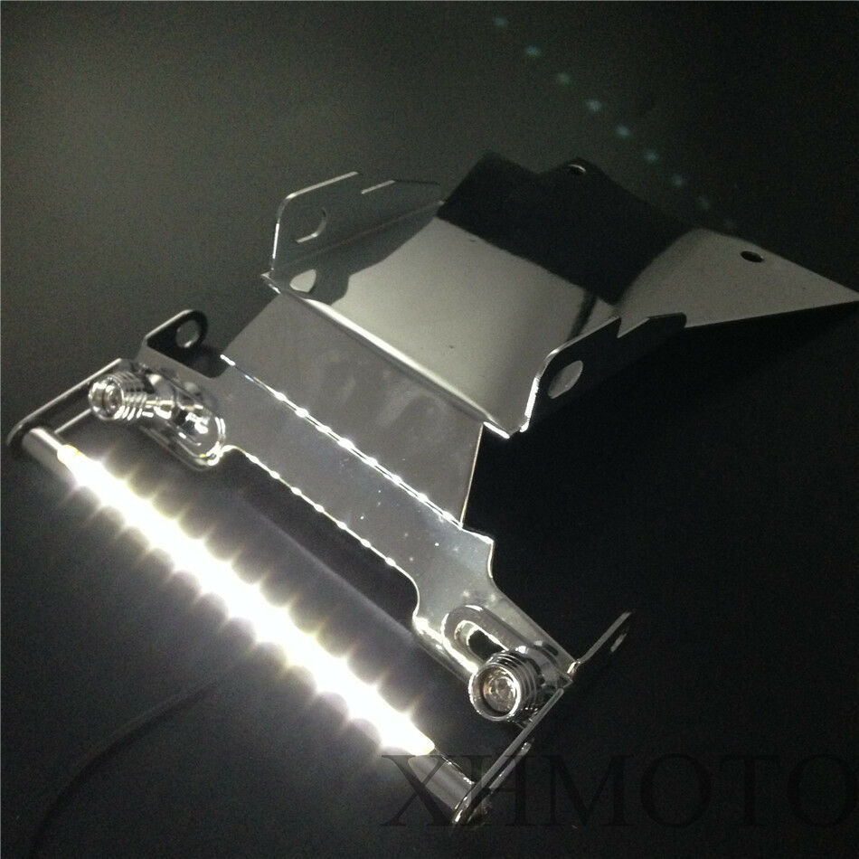 Motorcycle Chrome White LED Fender Eliminator For 2007 Yamaha FZ6