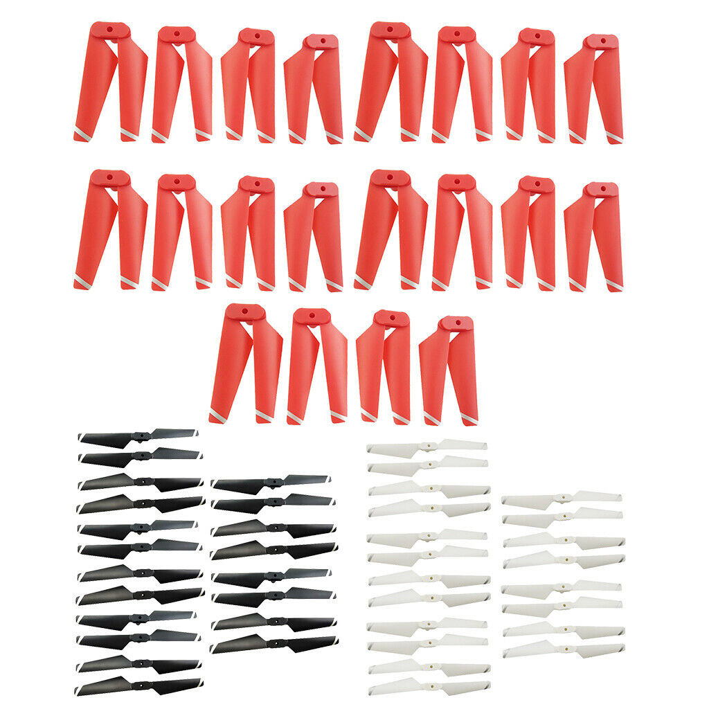 20Pcs Folding Propellers for SYMA X5C X5SC X5SW X5HC X5HW X5UC X5UW Black
