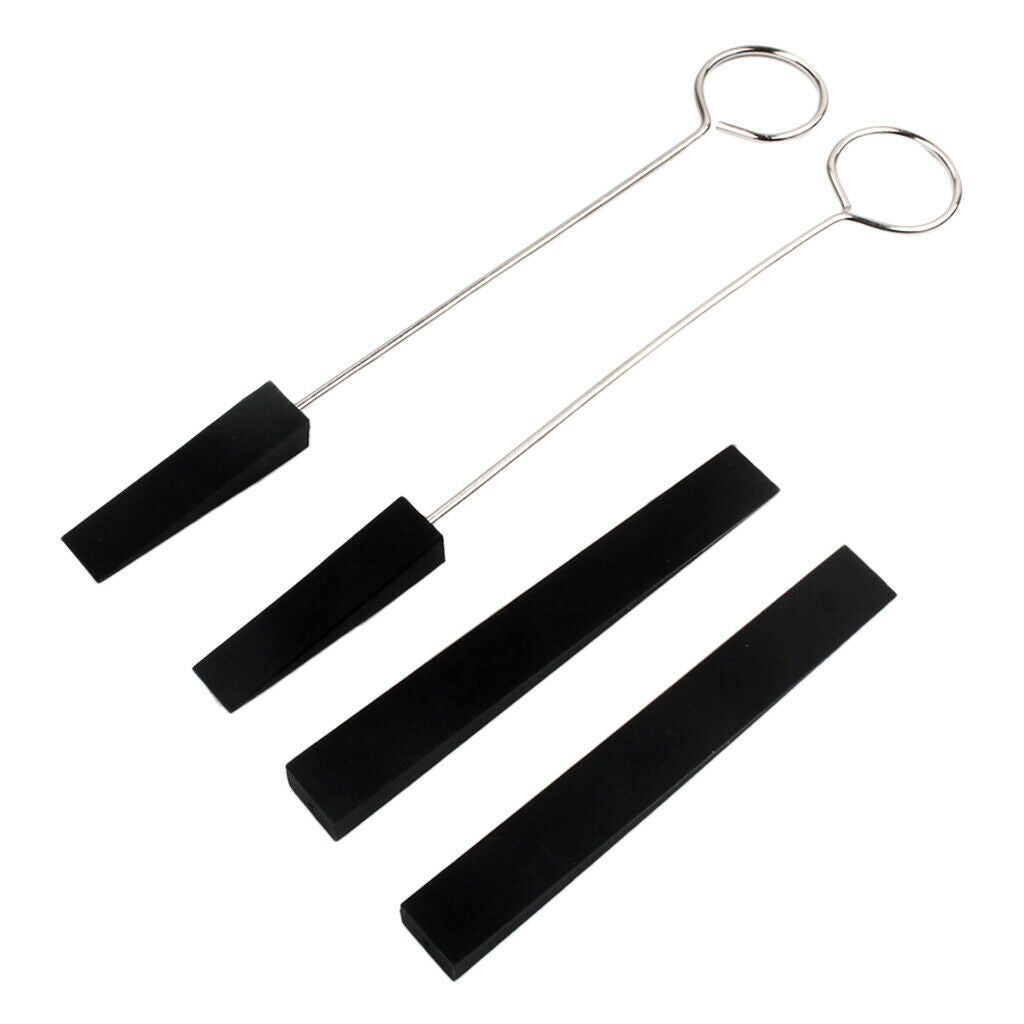Set of 4 piano tuner rubber damper handles for piano part fixing tools