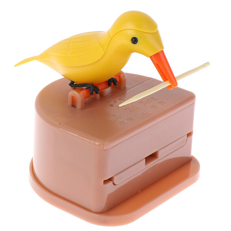 Toothpick Holder Dispenser Bird Table Decoration Toothpick Box *.l8