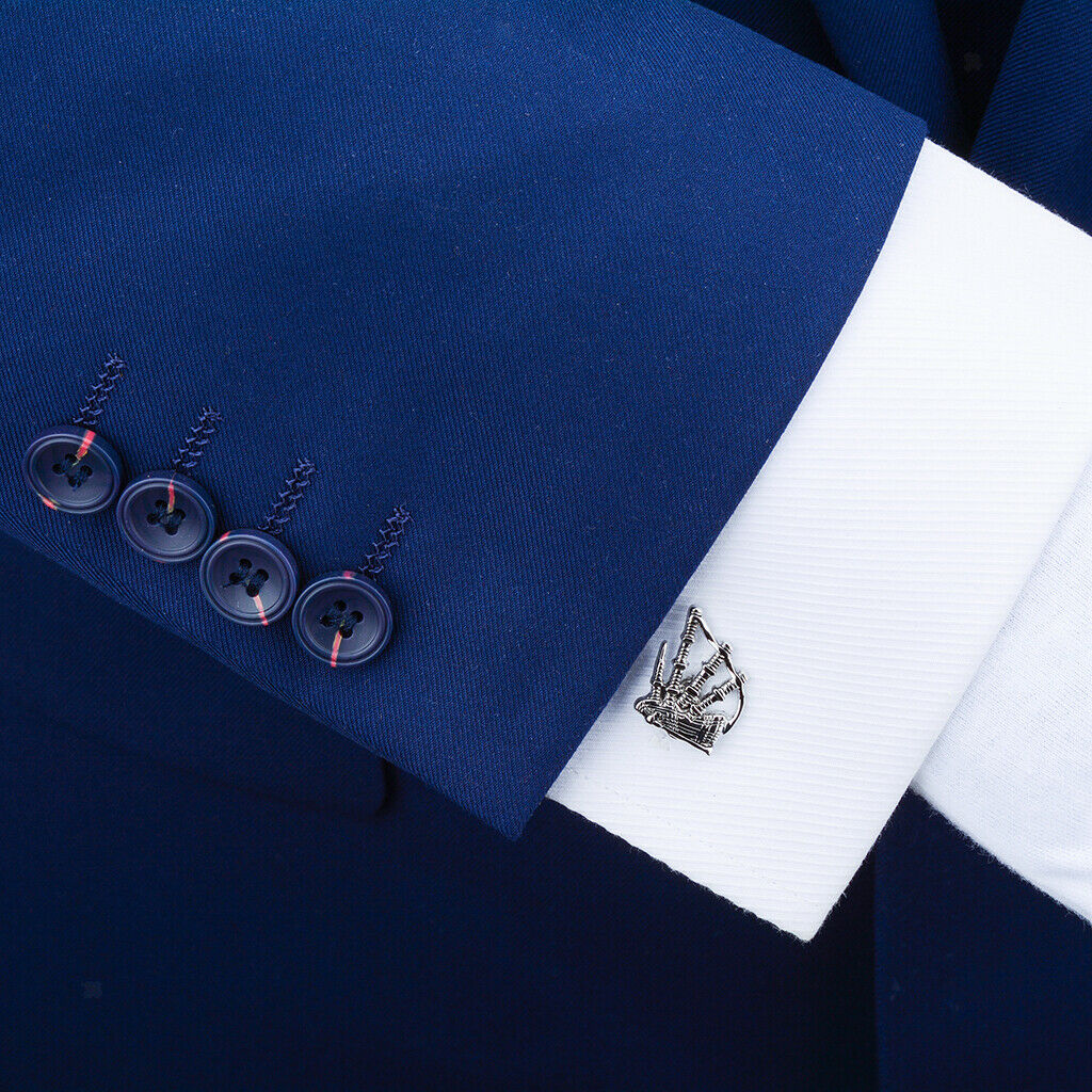 Brass Cufflink Musical Instrument Cufflinks Mens Shirt Cuff Links Jewelry