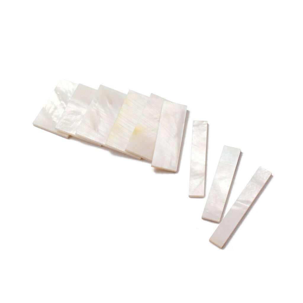 DIY Inlays Material White Shell Block for Guitar Fingerboard Guitar Neck