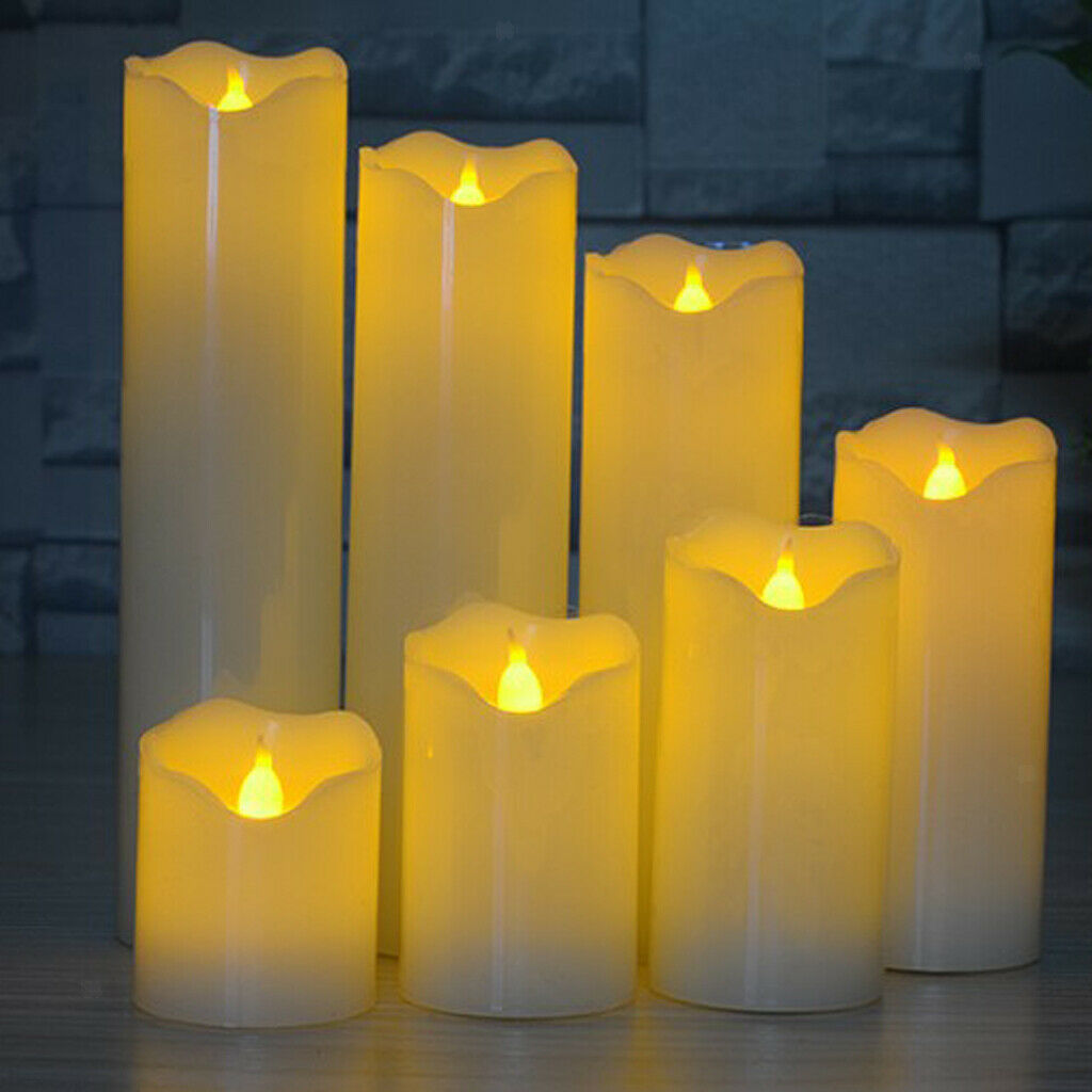 2pcs Romantic LED Electronic Candle Wedding Party Supplies Home Art Decor