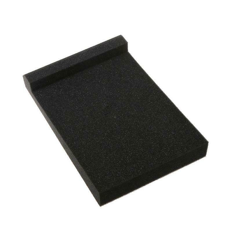300x200x45MM Black Sponge Studio Monitor Speaker Acoustic Isolation Foam Pad for