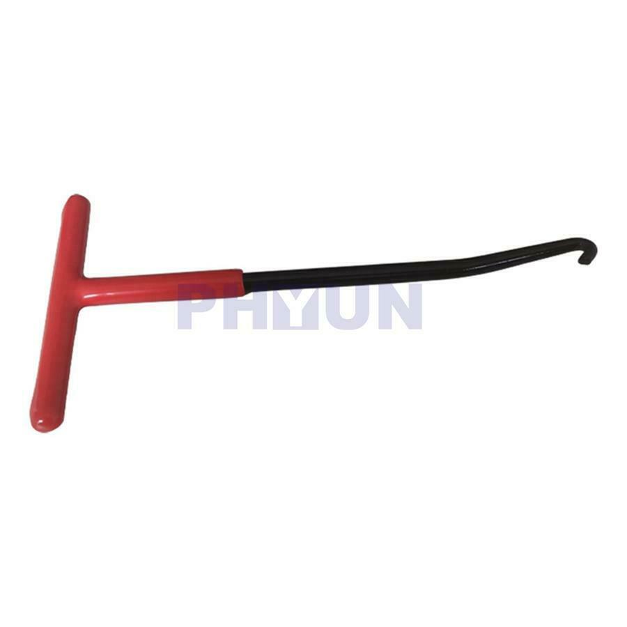 2 Pcs Exhaust Pipe Spring Hook Puller T-Handle Metal For Bike ATV Motorcycle