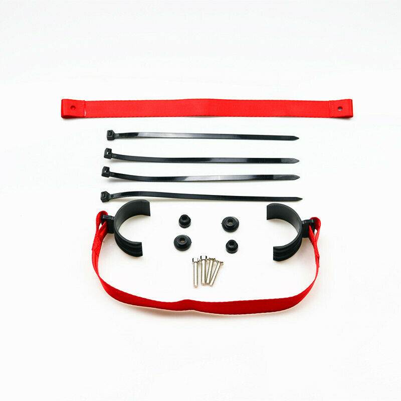 Universal Red Adjustable Motorcycle Fork Rescue Sling Strap String Pull Belt Pit