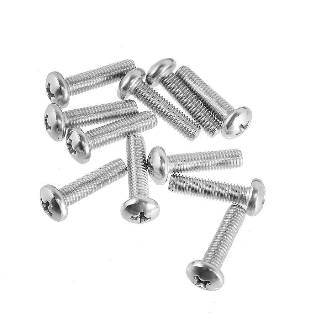 6 Kayak Canoe Nylon Pad Eyes & 12 Stainless Screws with Nuts Bungee Kit