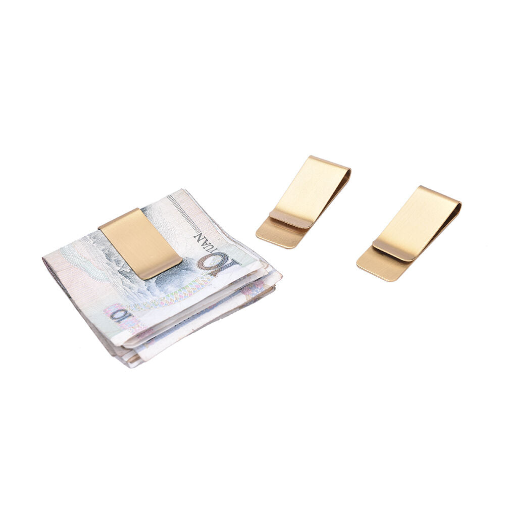 Fashion Simple Metal Money Clip 2 Colors Man Clamp Holder For Money Wallet.A XC