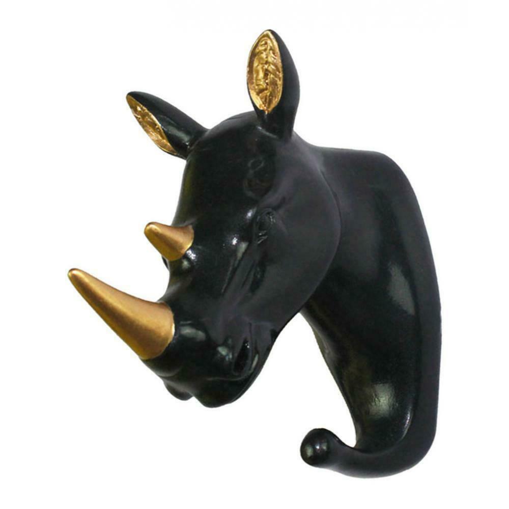 Wall Hook Cloth Hanger With Screws for Bedroom Bathroom Porch Rhinoceros