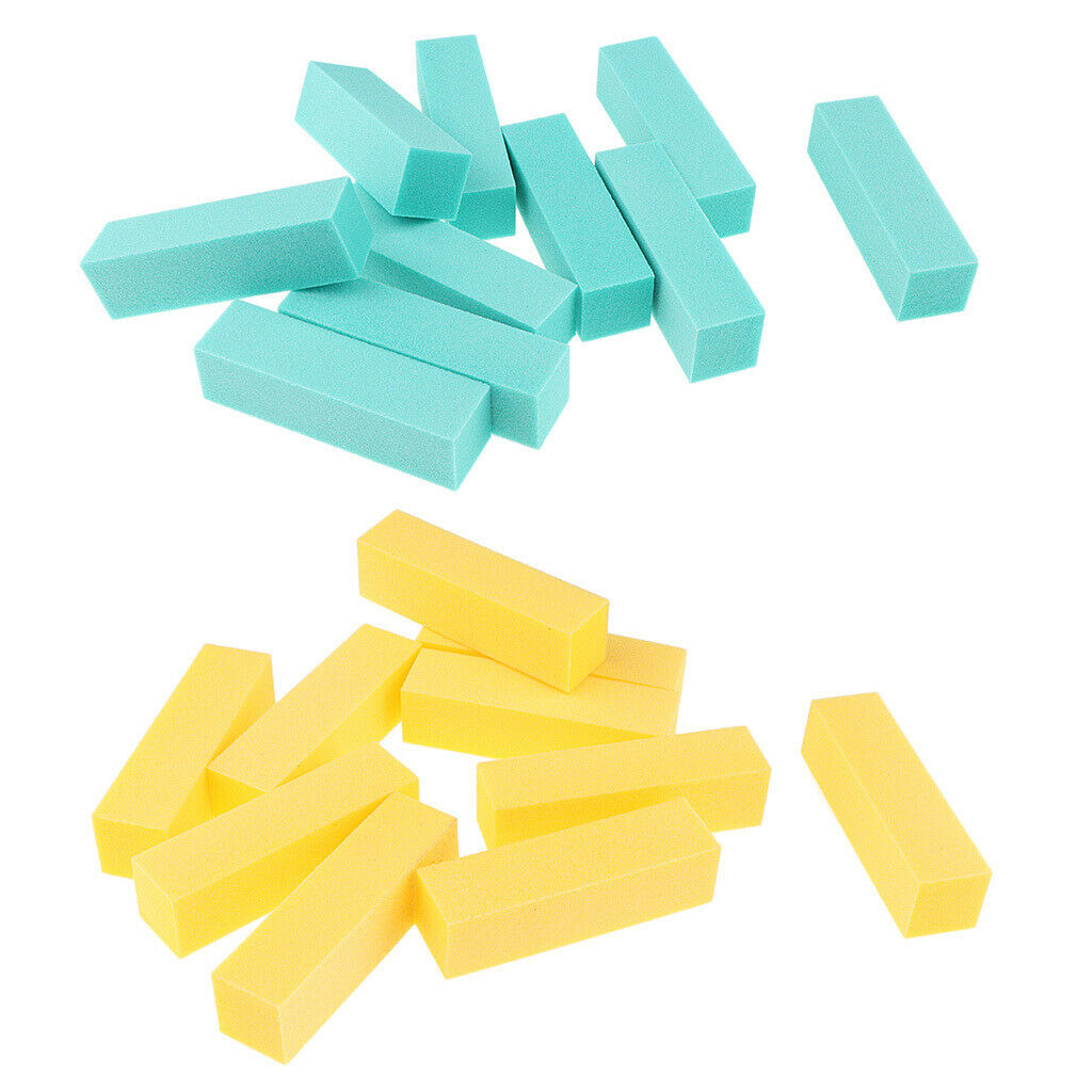 20Pcs Nail Art Buffer Files Block Manicure Buffing Sanding Polish Tools Set