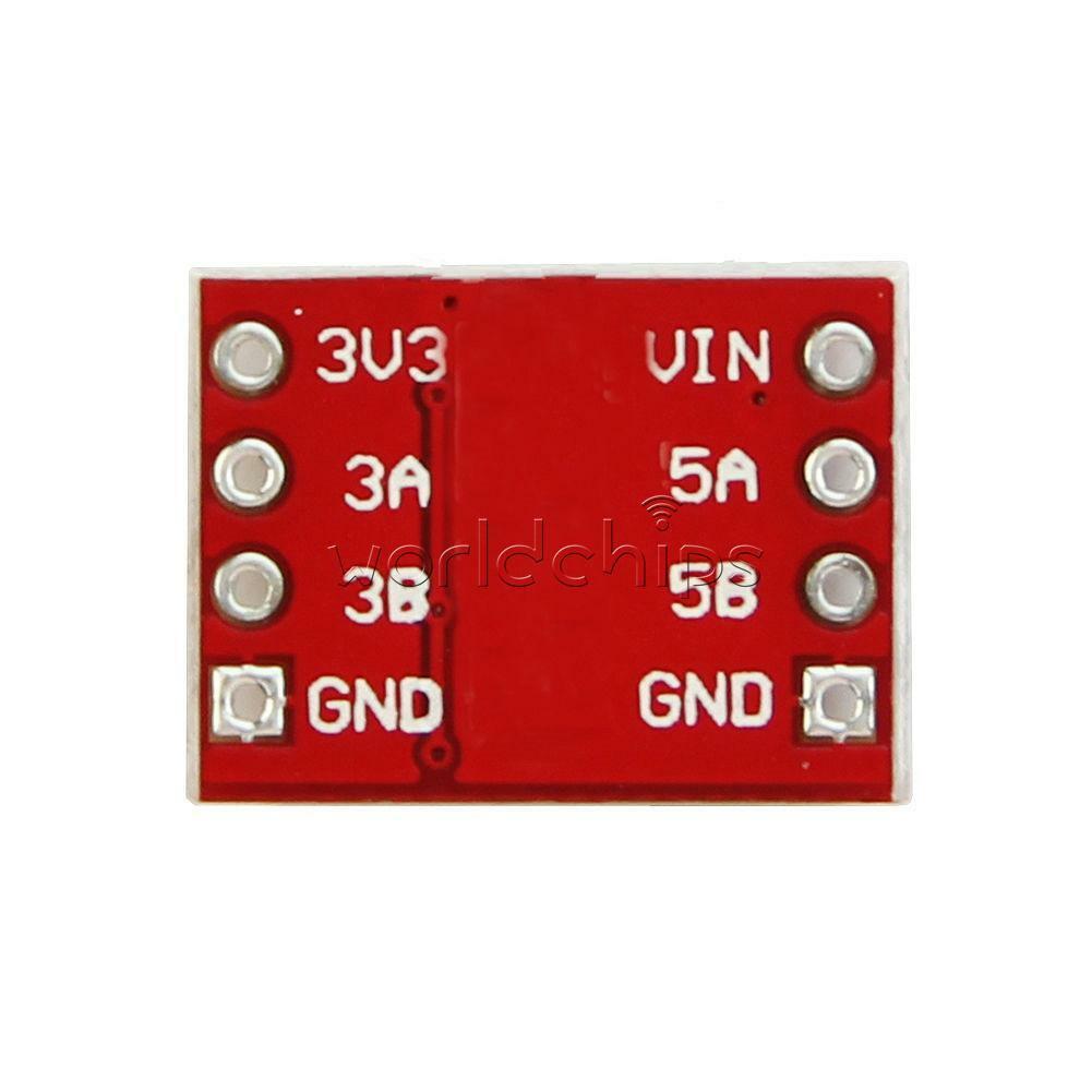 2PCS 2-CH I2C IIC Logic Level Converter Module Bi-Directional for Arduino 5V-3V